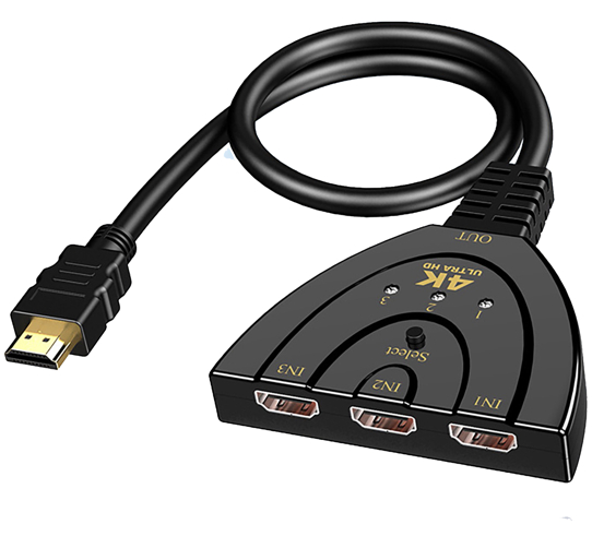 Adaptador Switch HDMI 3 em 1 - 4K - Image 2