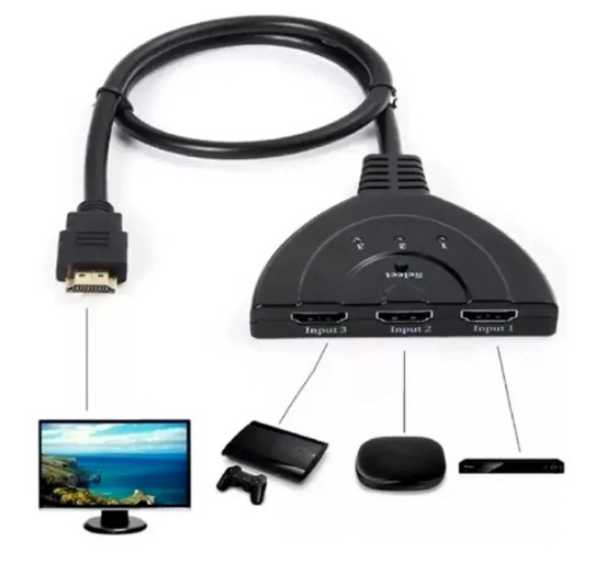 Adaptador Switch HDMI 3 em 1 - 4K - Image 3