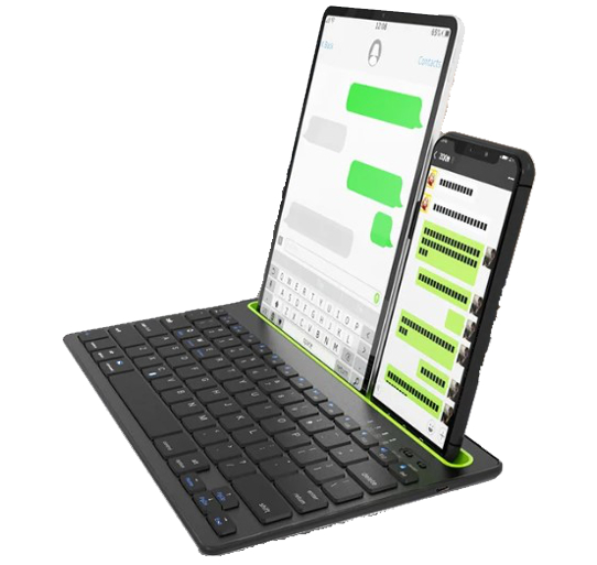 Teclado sem fio Bluetooth em inglês com bateria interna - Image 2