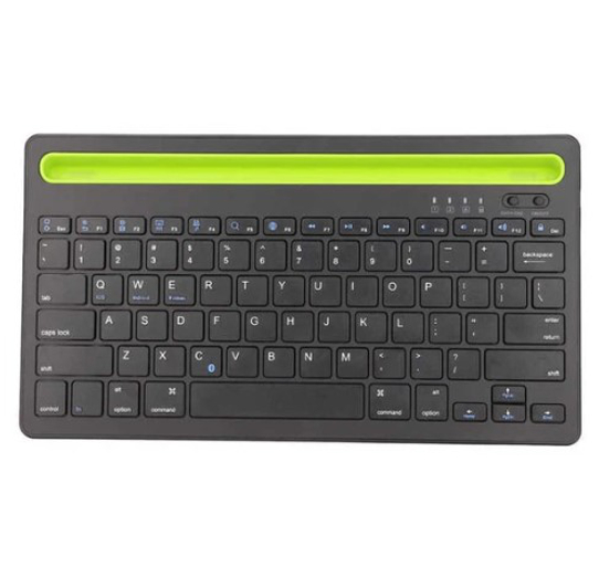 Teclado sem fio Bluetooth em inglês com bateria interna