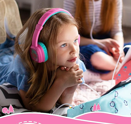 Fones de ouvido planet buddies volume limited rosa - Image 2