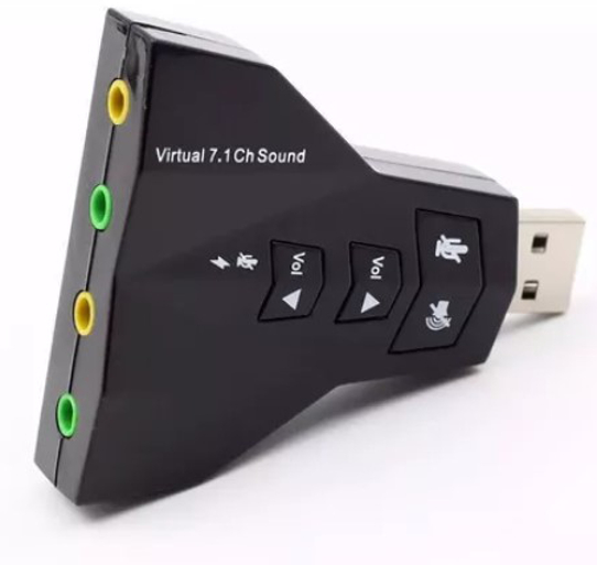 Adaptador de som USB 2.0 externo virtual 7.1 - Image 3