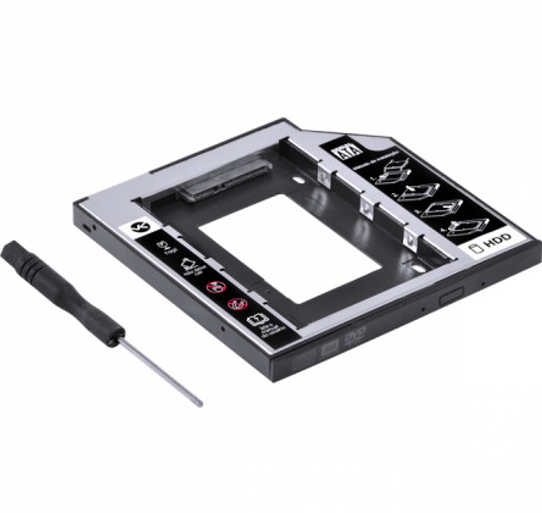 Adaptador caddy externo de HDD 9.5mm para laptop - Image 3