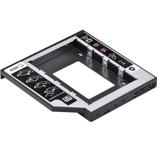 Adaptador caddy externo de HDD 9.5mm para laptop