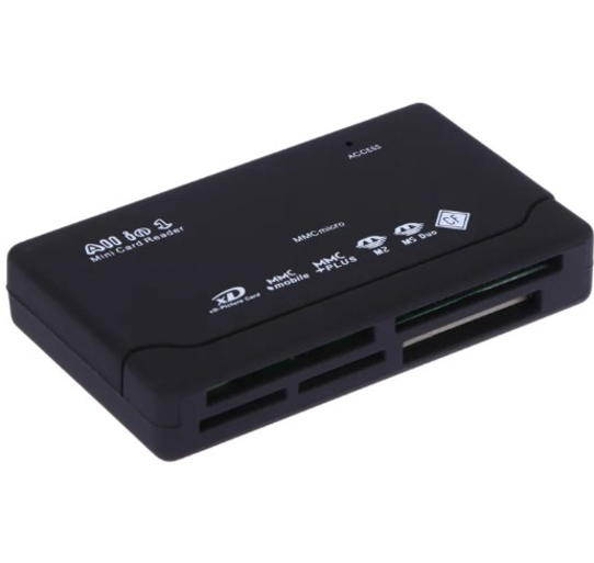 Leitor de cartão de memória externo 26 em 1 USB 2.0