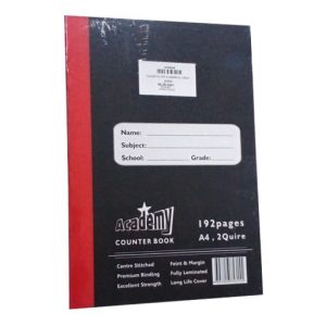 Caderno A4 Academy de Capa preta (Unidade)