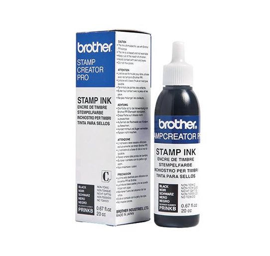Tinta para Recarga de Carimbos Brother (Preto)