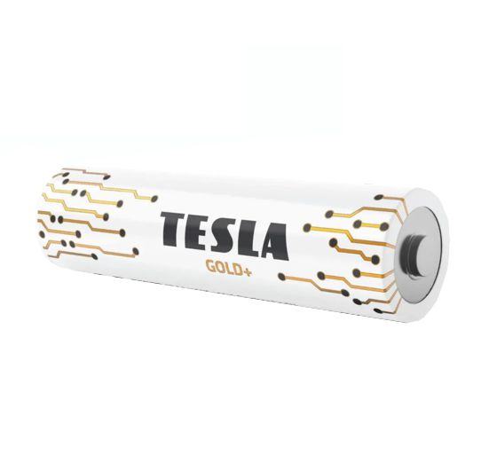 Pilhas alkalinas TESLA AA 1.5V Gold + (4 Pack) - Image 2