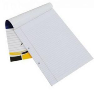 Bloco de Exame A4 80 páginas (Bloco de Nota)