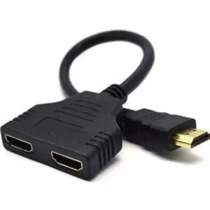Cabo Adaptador HDMI 1 Entrada Macho Para 2 Saídas Fêmeas