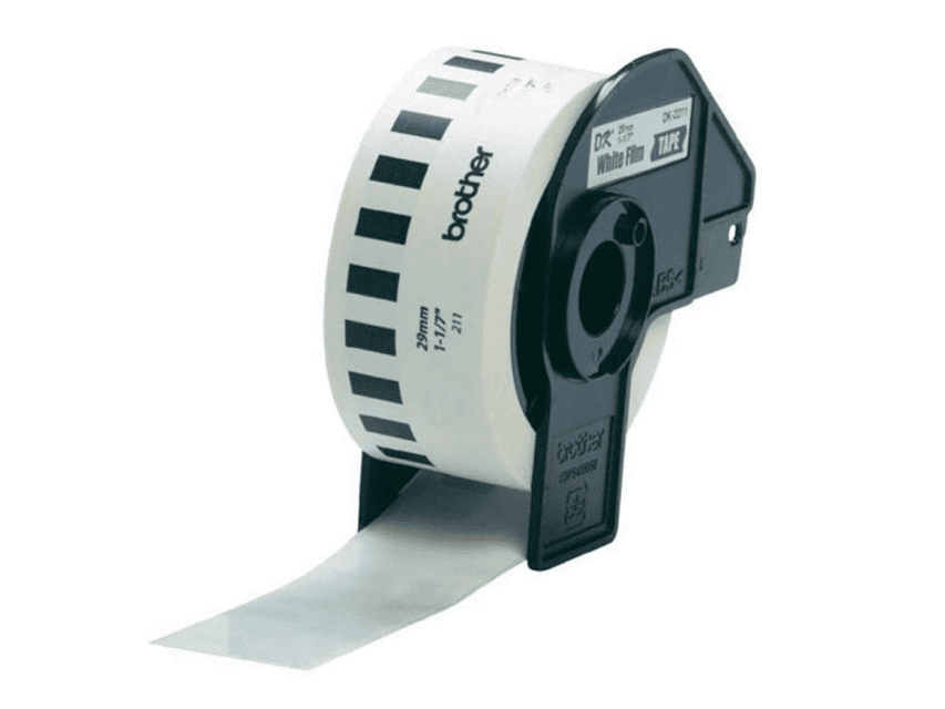 Rolo de Etiquetas Brother DK-22211 29mm x 15.24m - Contínuo (Preto/Branco) - Image 2