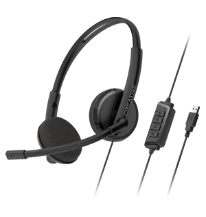 Headset USB Creative HS-220 com Comando e Cancelamento de Ruído
