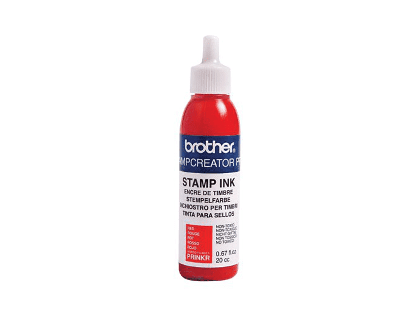 Tinta para Recarga de Carimbos Brother (Vermelho) - Image 2
