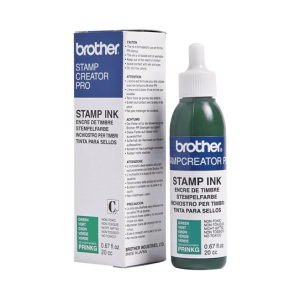 Tinta para Recarga de Carimbos Brother (Verde)