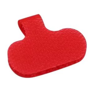 Braçadeiras de velcro de etiquetas para abraçar cabos de rede (Vermelho)