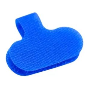 Braçadeiras de velcro de etiquetas para abraçar cabos de rede (Azul)